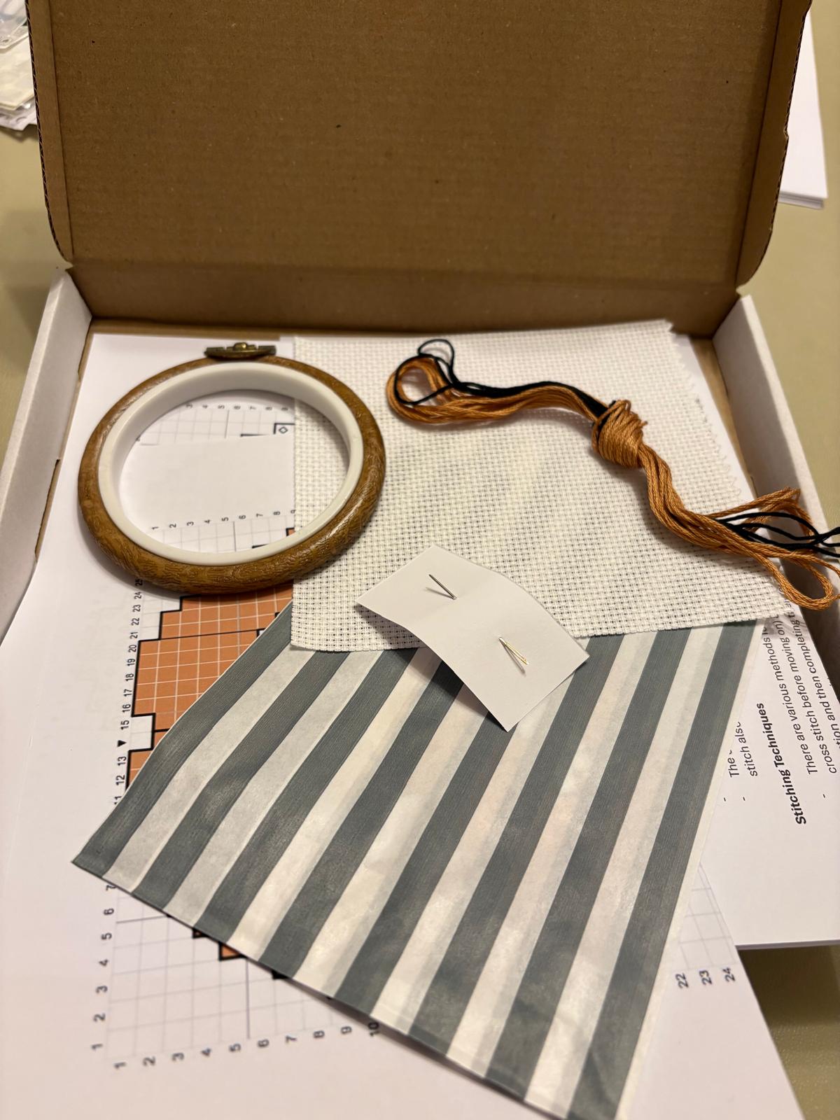 Pretzel Cross Stitch Kit