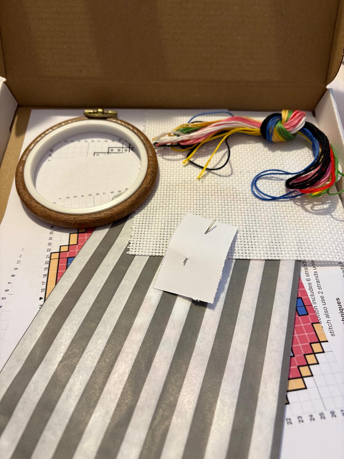 Donut Cross Stitch Kit
