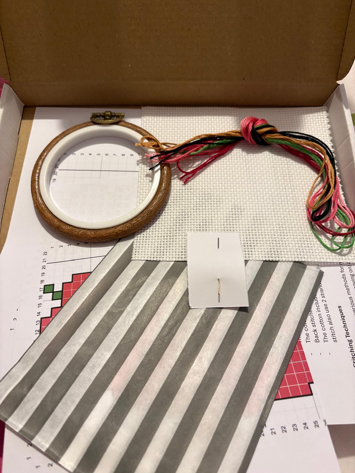 Cupcake Cross Stitch Kit