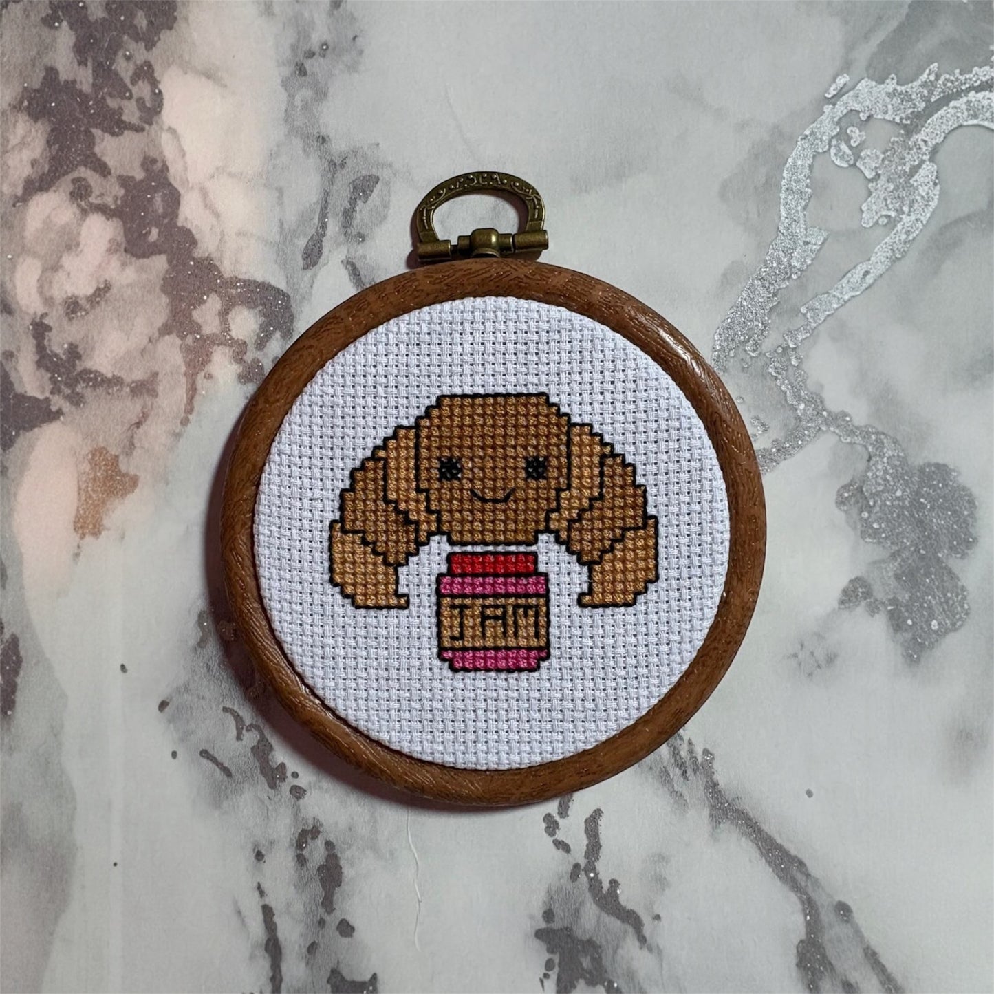 Croissant Cross Stitch Pattern