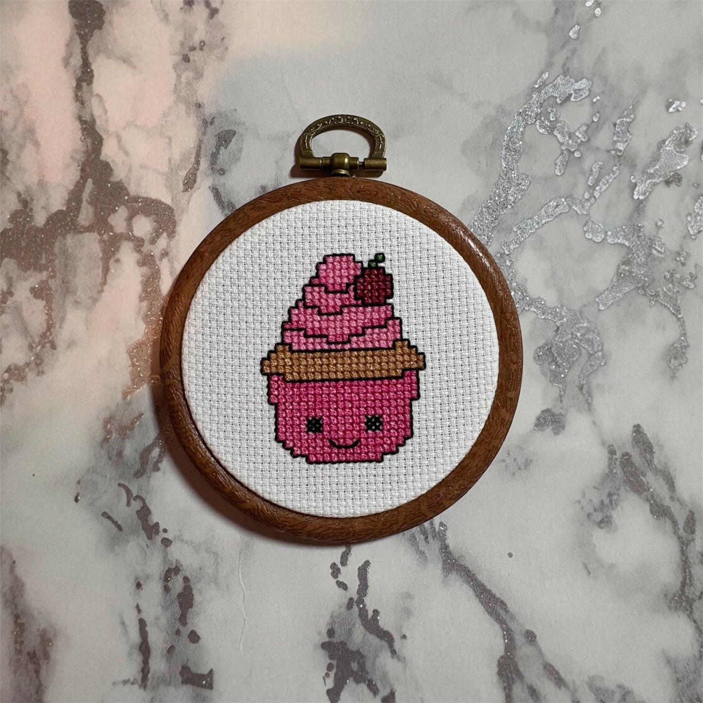 Cupcake Cross Stitch Pattern