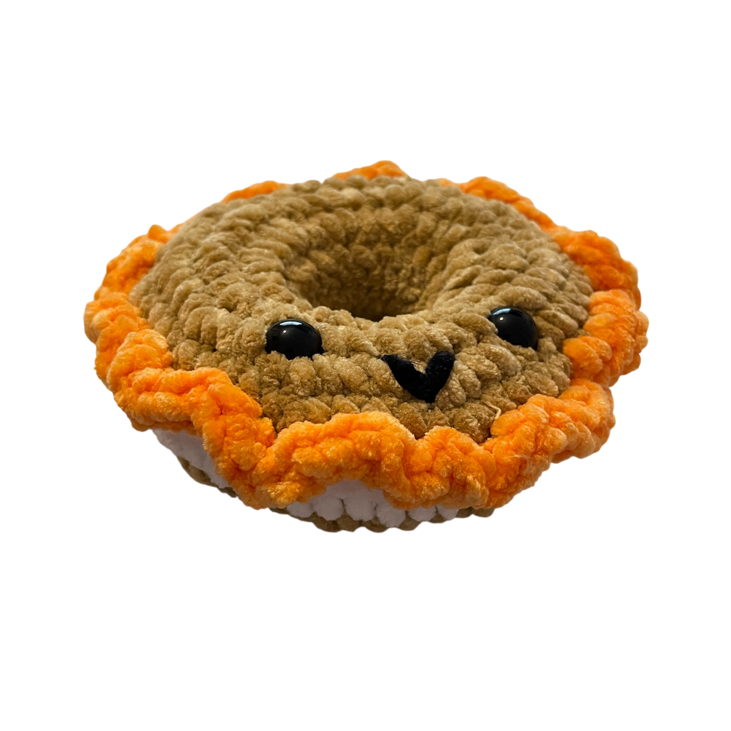 Salmon & Cream Cheese Bagel Crochet Pattern