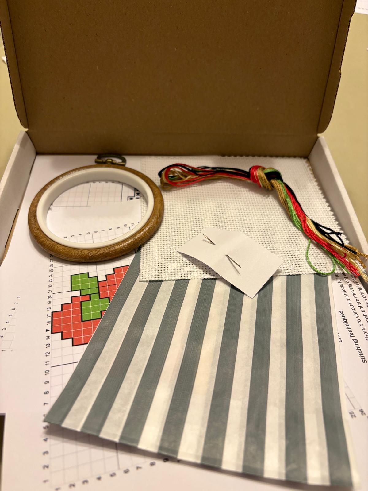 Berry Tart Cross Stitch Kit