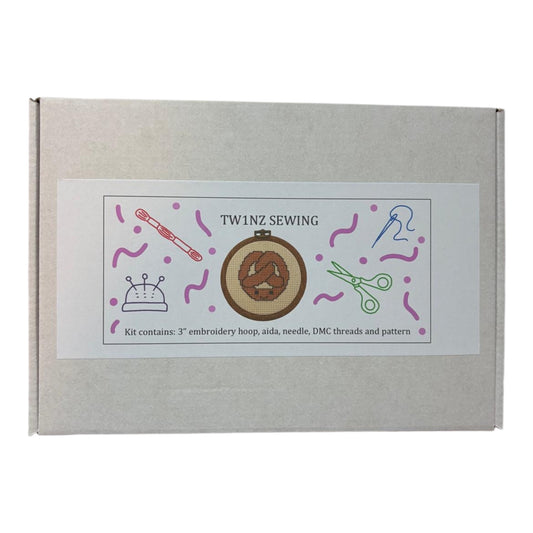 Pretzel Cross Stitch Kit