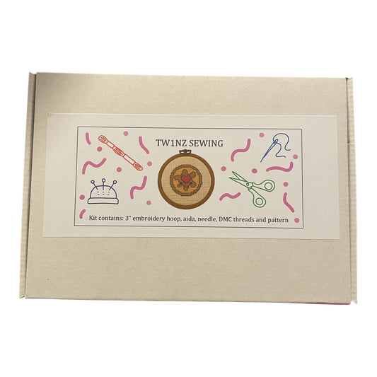 Jammie Dodger Cross Stitch Kit