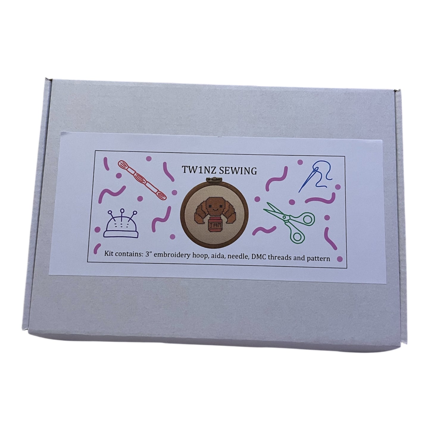 Croissant Cross Stitch Kit