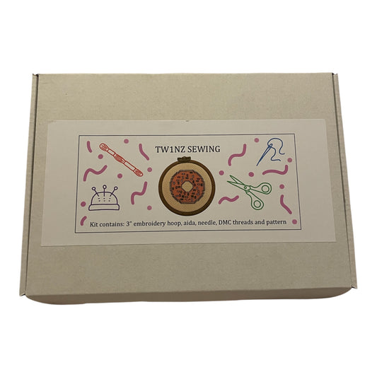 Donut Cross Stitch Kit