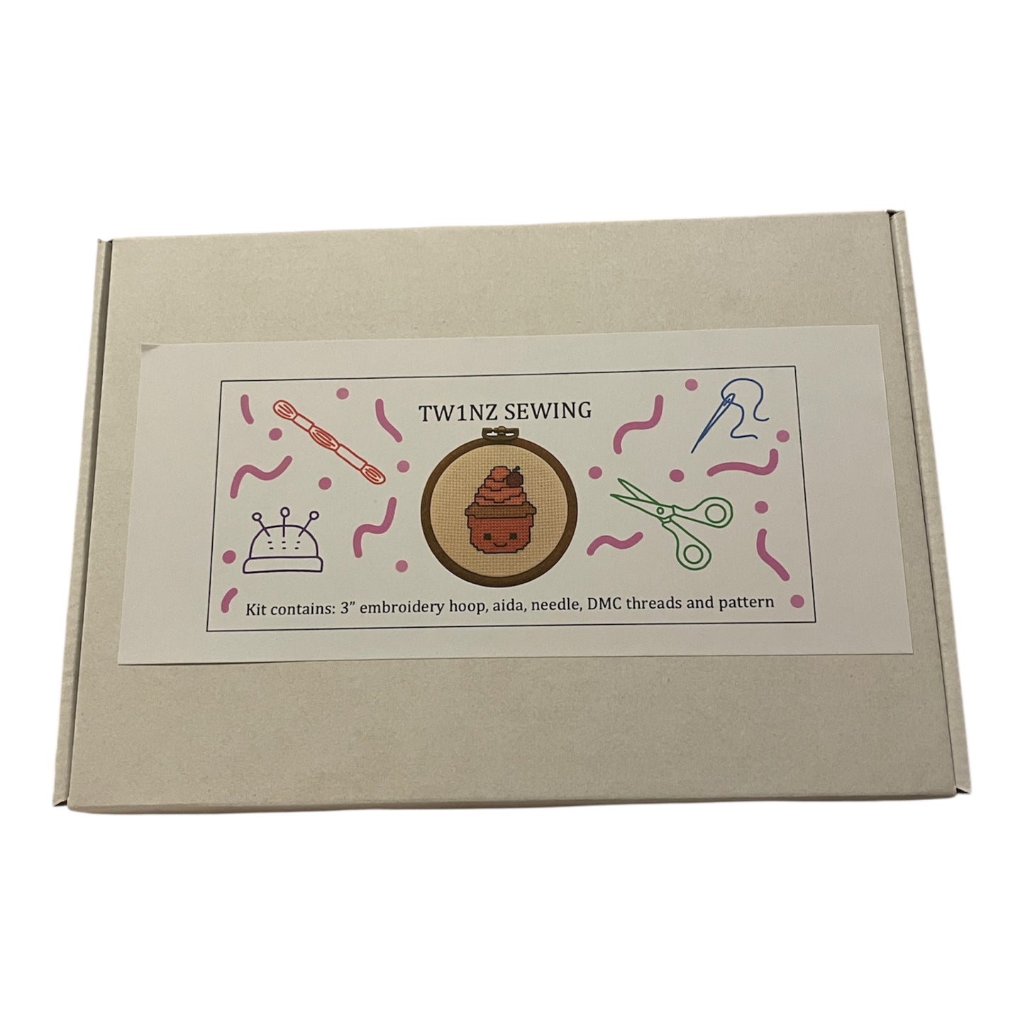 Cupcake Cross Stitch Kit