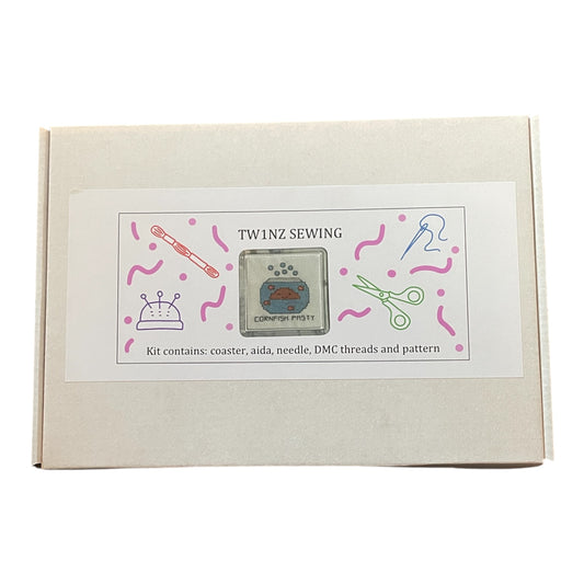 Cornfish Coaster Cross Stitch Kit