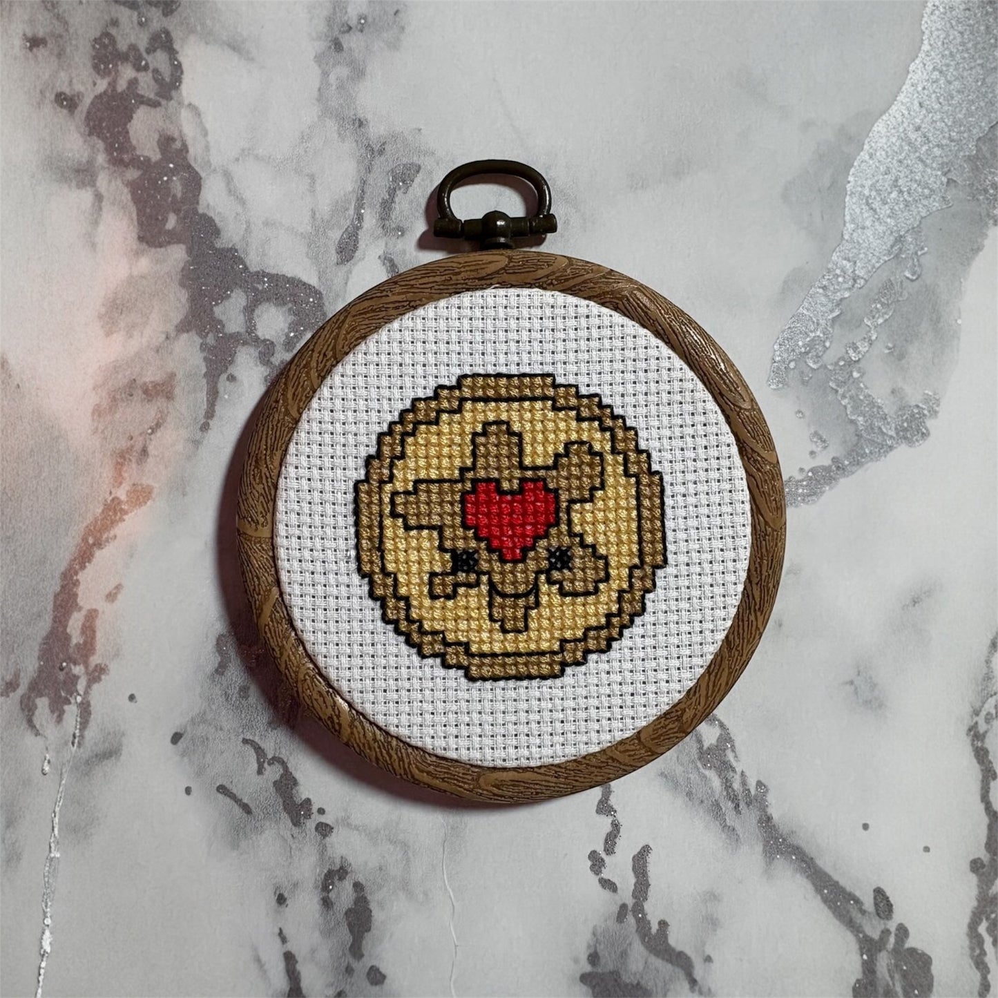 Jammie Dodger Cross Stitch Pattern