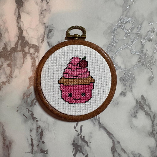 Cupcake Cross Stitch Pattern