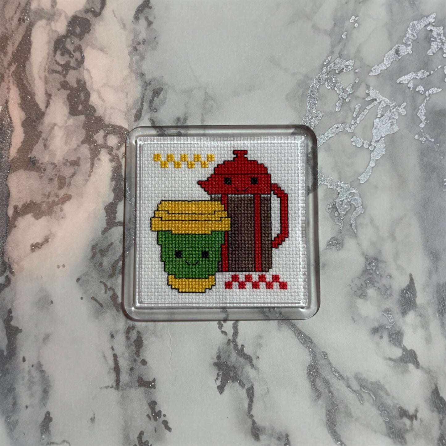 Coffee Cross Stitch Pattern