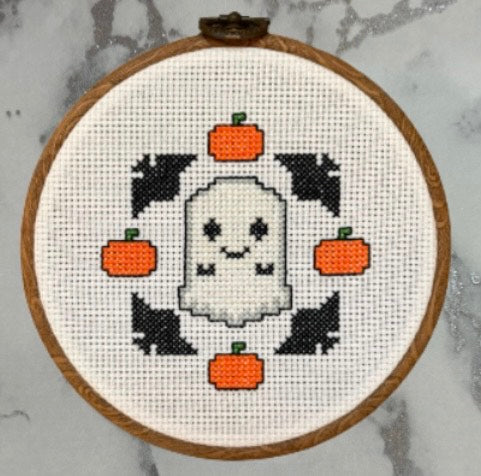 Ghost Cross Stitch Pattern