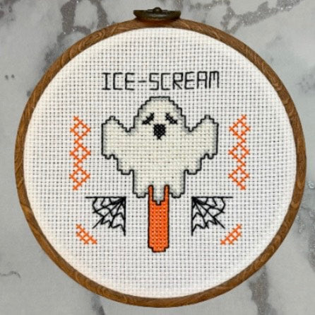 Ice Scream Cross Stitch Pattern