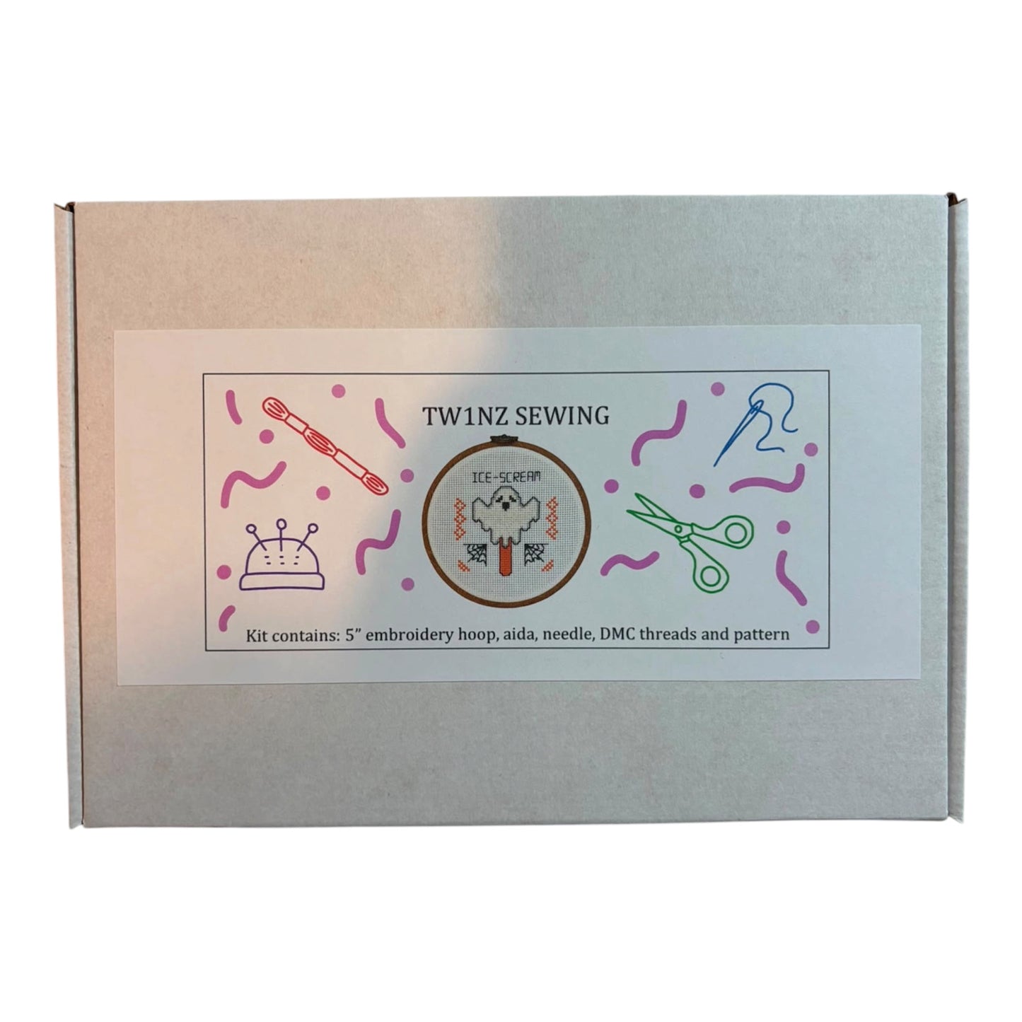 Ice Scream Cross Stitch Kit