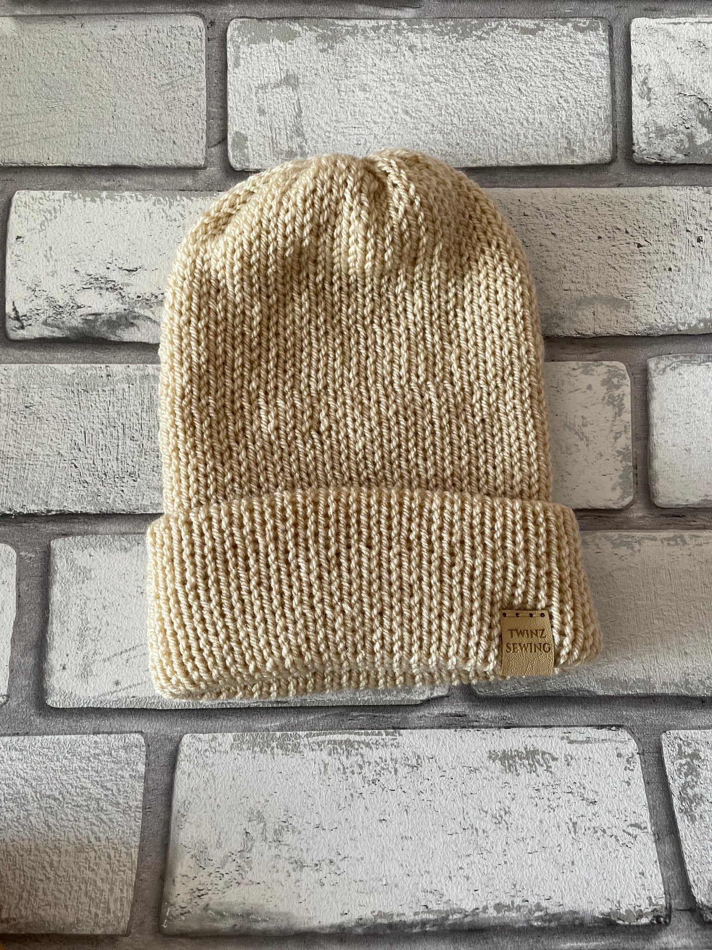 Handmade Foldover Beanie Hat